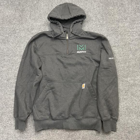 Carhartt Other - Carhartt Hoodie Mens Medium Gray Rain Defender Loose Fit Sweatshirt Pullover